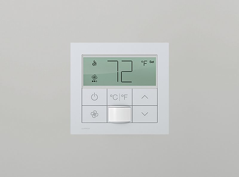 Lutron temperature control pad