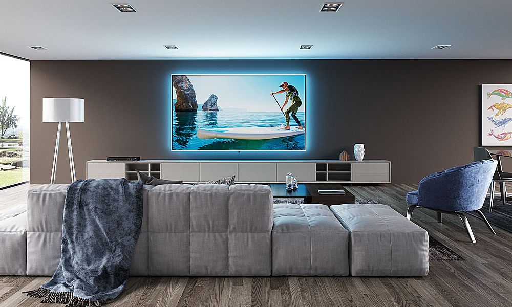 Living Room with big screen