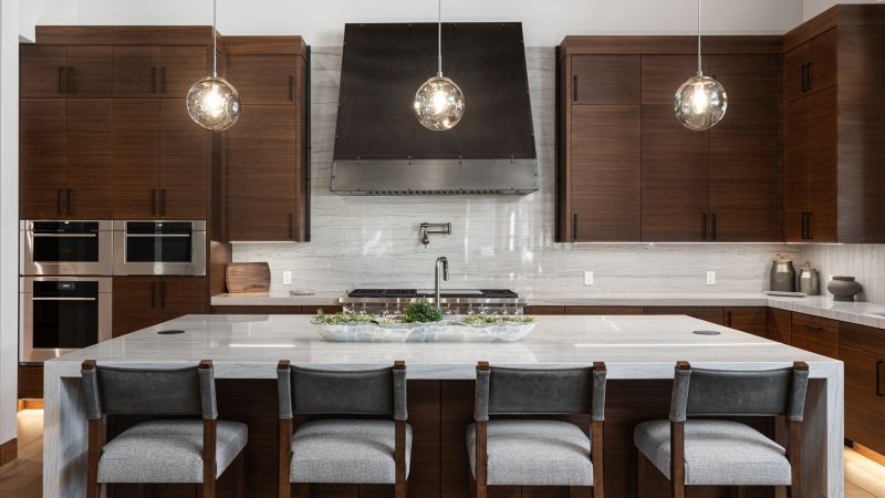 Ketra kitchen with tri-colored lighting